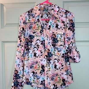 Express Pink Floral Portofino Slim XS